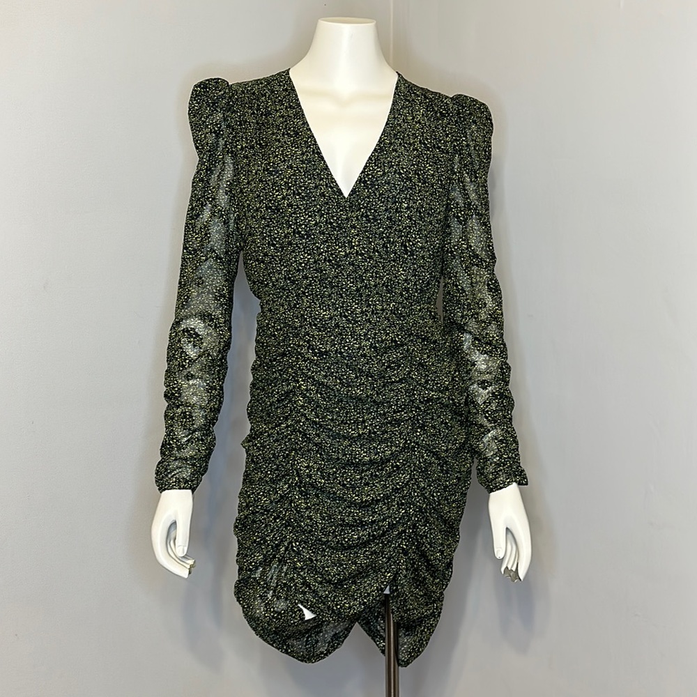 Zara Ruched Long Sleeve Dress